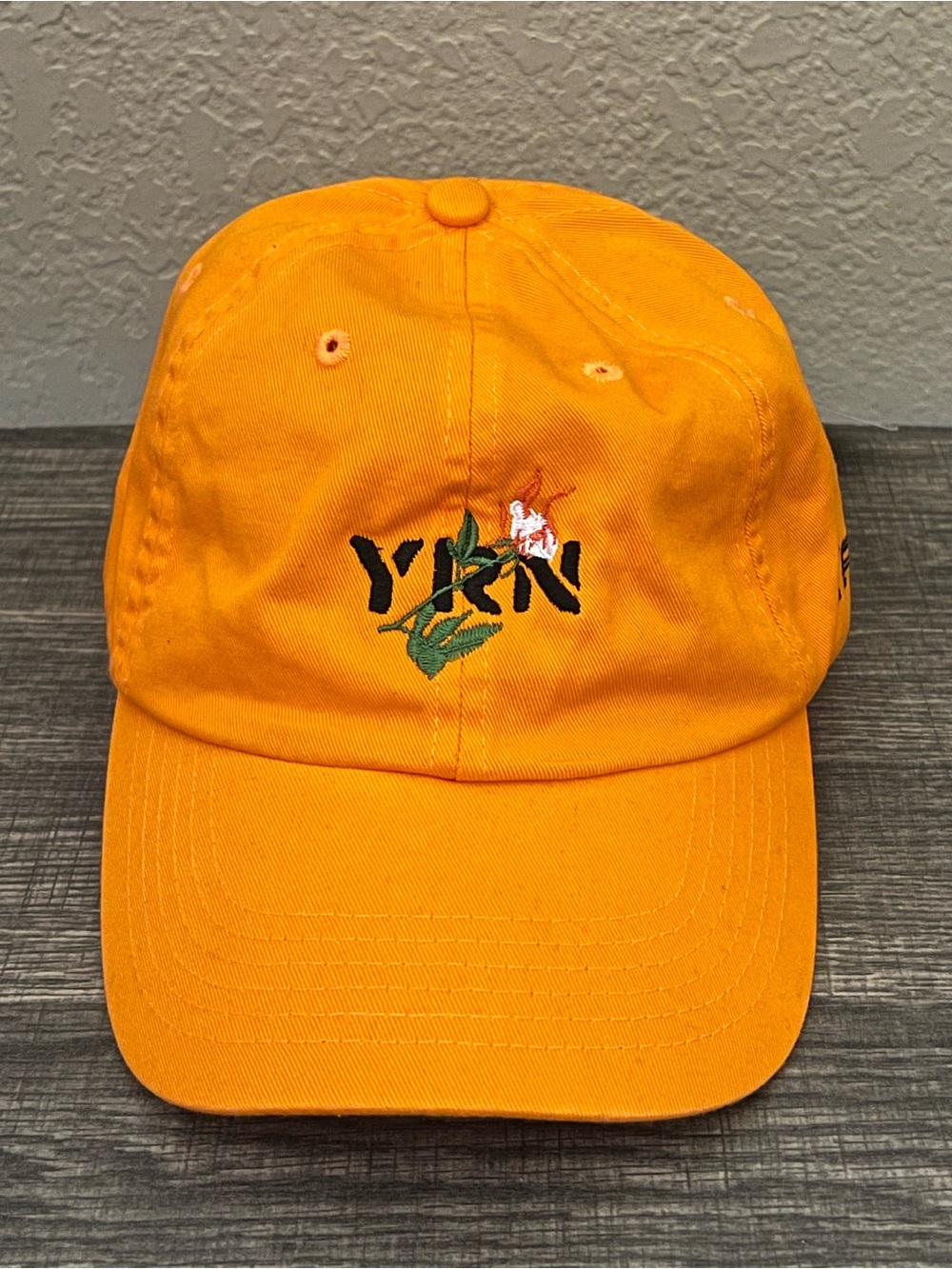Culture Campaing YRN Migos Orange Embroidered Logo Hat-NWT